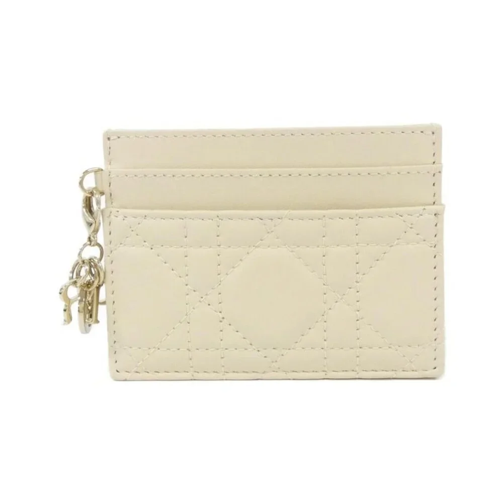 Christian Dior Lady Dior Frisia Card Case